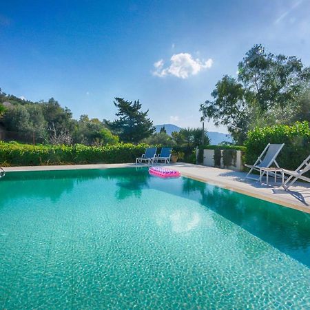 Villa Afionas - 3 Minutes From The Beach With Heated Eco-Pool And Sunset View Экстерьер фото