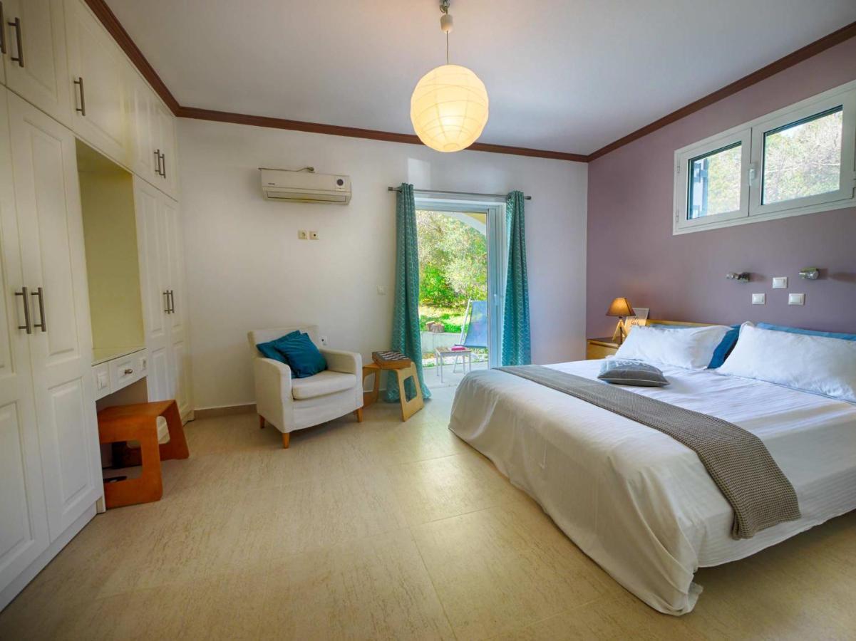 Villa Afionas - 3 Minutes From The Beach With Heated Eco-Pool And Sunset View Экстерьер фото