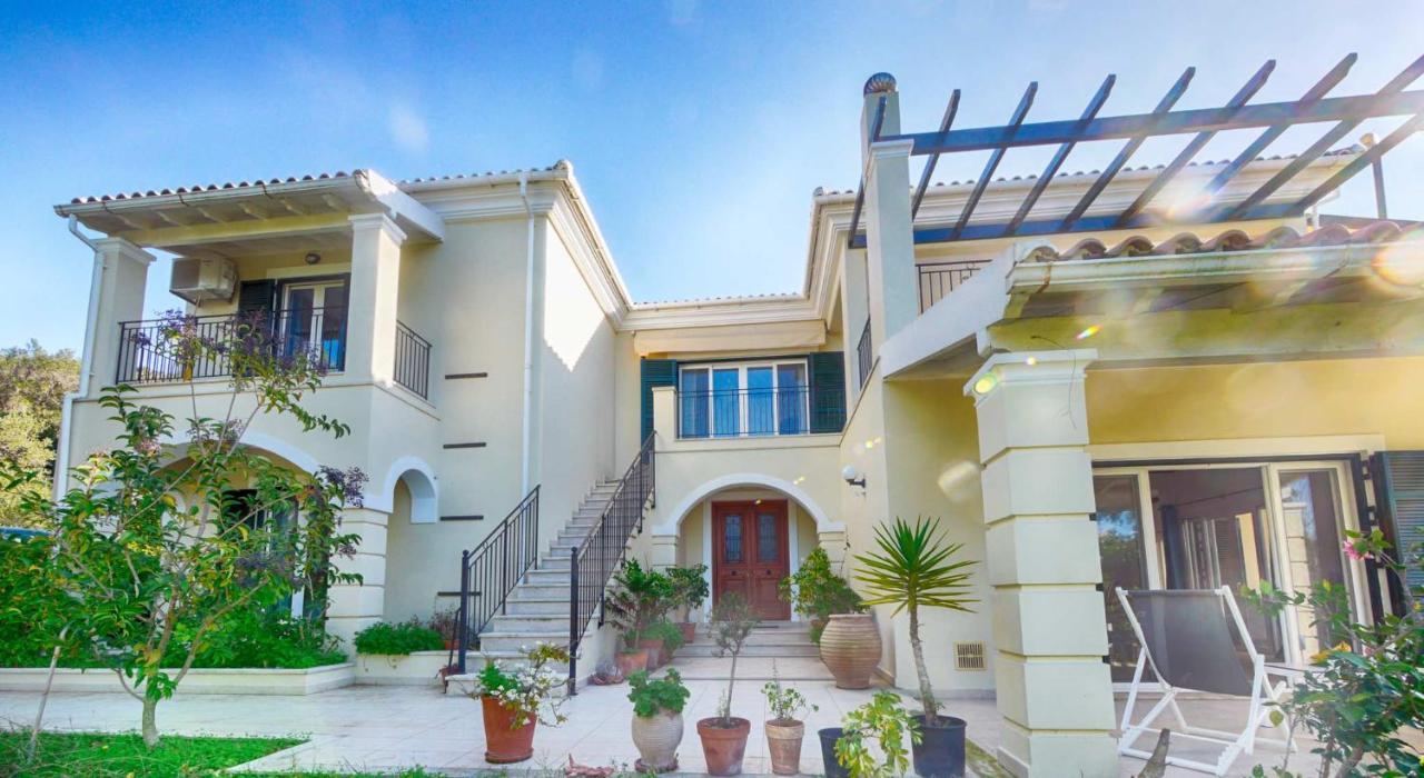 Villa Afionas - 3 Minutes From The Beach With Heated Eco-Pool And Sunset View Экстерьер фото